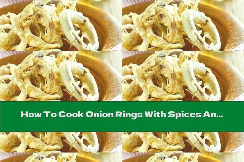 How To Cook Onion Rings With Spices And Cream Sauce With Parmesan - Recipe
