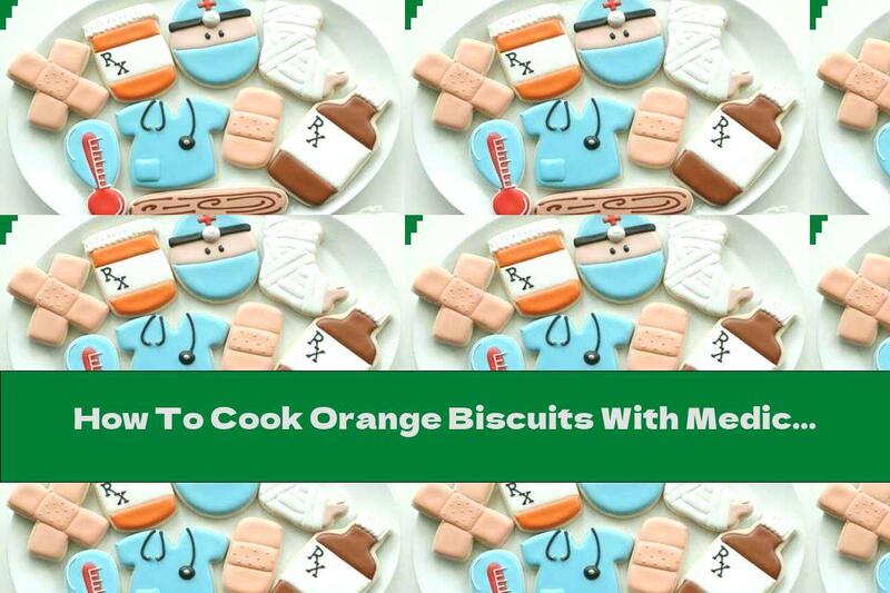 How To Cook Orange Biscuits With Medical Sugar Motifs - Recipe