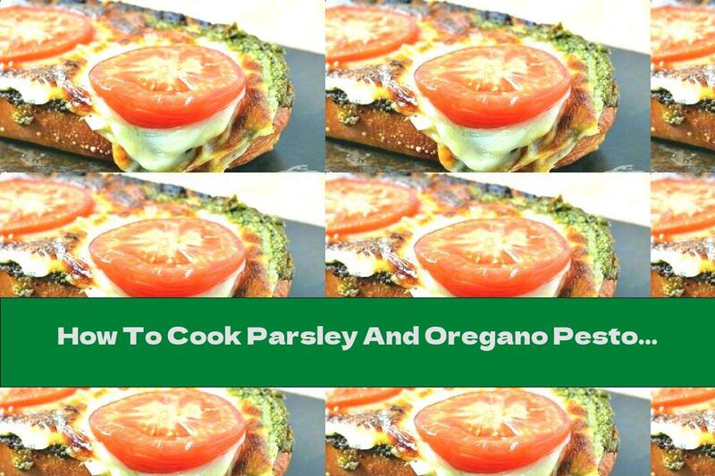 How To Cook Parsley And Oregano Pesto Sandwiches With Emmental And Yellow Cheese - Recipe