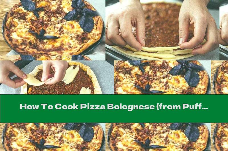 How To Cook Pizza Bolognese (from Puff Pastry) - Recipe