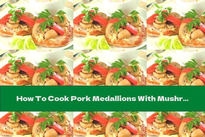 How To Cook Pork Medallions With Mushrooms, Tomatoes And Garlic - Recipe