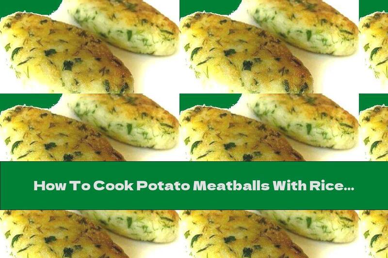 How To Cook Potato Meatballs With Rice And Garlic - Recipe