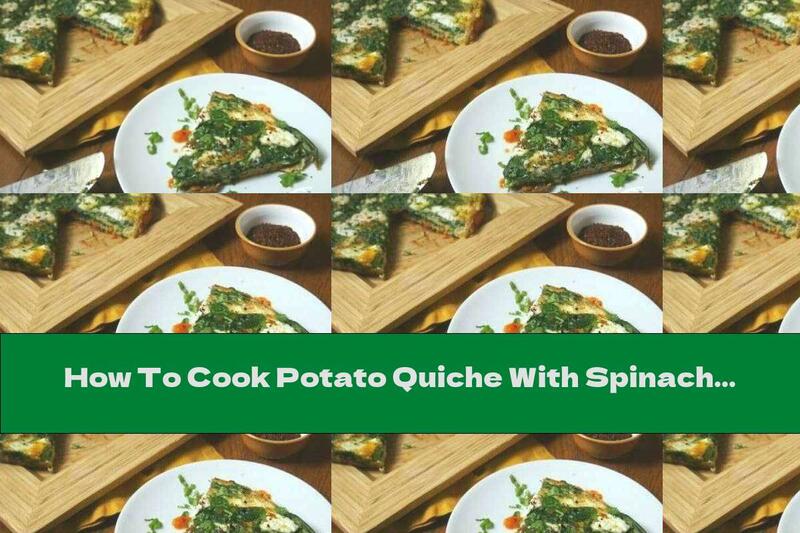How To Cook Potato Quiche With Spinach And Minced Meat - Recipe