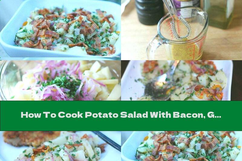 How To Cook Potato Salad With Bacon, Green Onions And Fragrant Dressing - Recipe