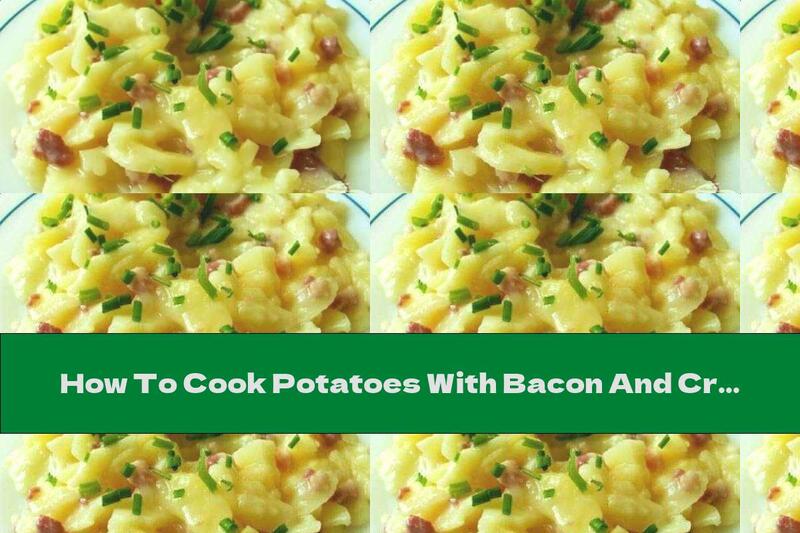 How To Cook Potatoes With Bacon And Creamy Mustard Sauce - Recipe