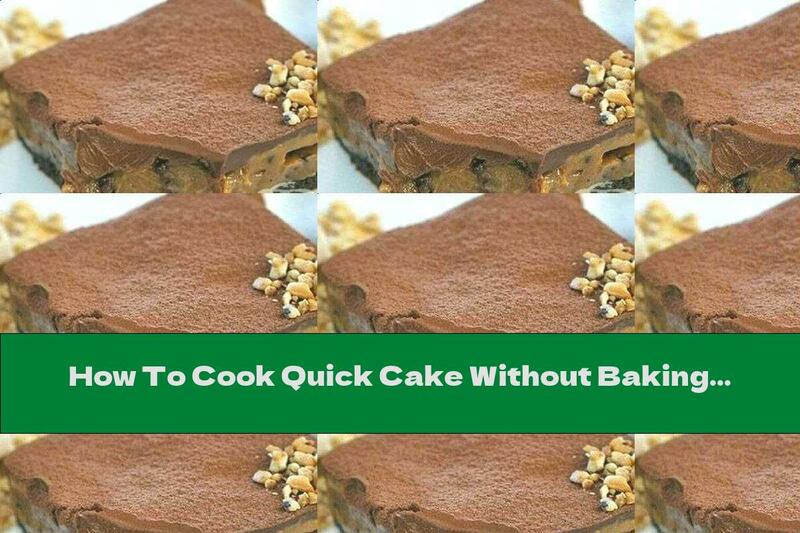How To Cook Quick Cake Without Baking With Caramel Filling And Chocolate Icing - Recipe