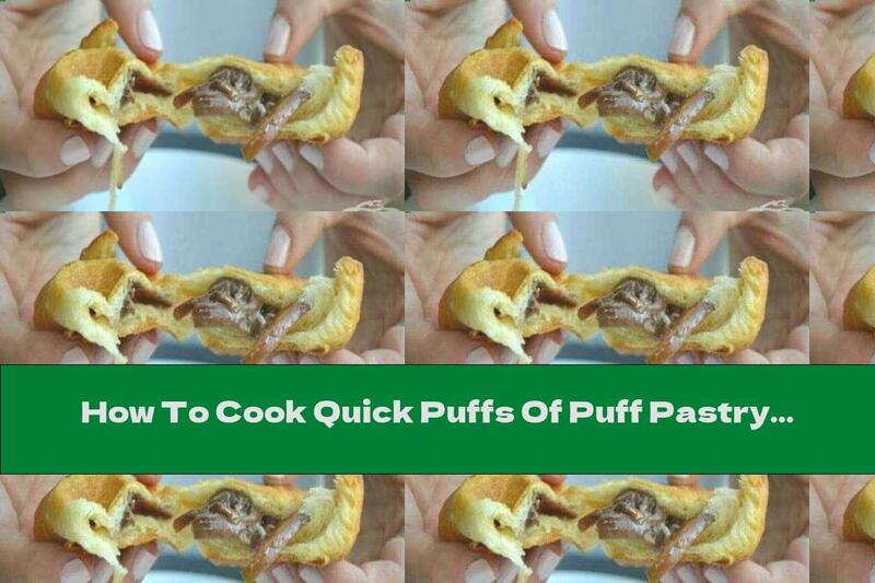 How To Cook Quick Puffs Of Puff Pastry With Caramel And Apples - Recipe