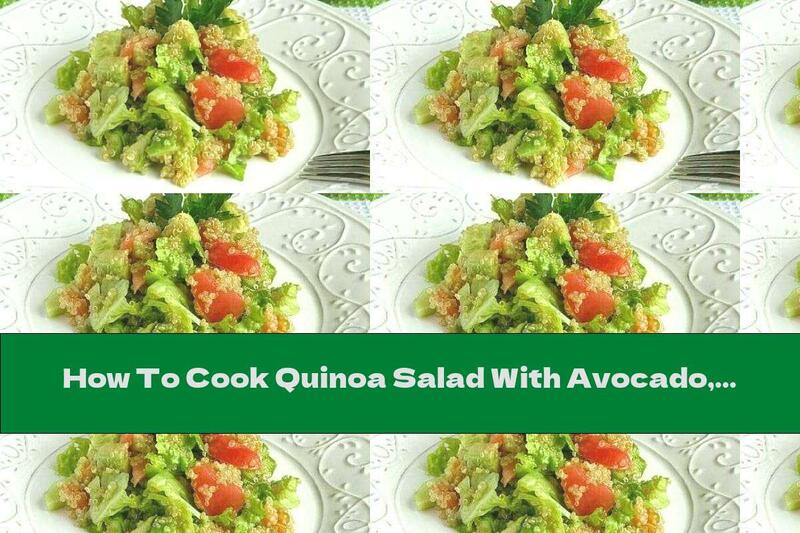 How To Cook Quinoa Salad With Avocado, Honey Dressing And Sesame - Recipe