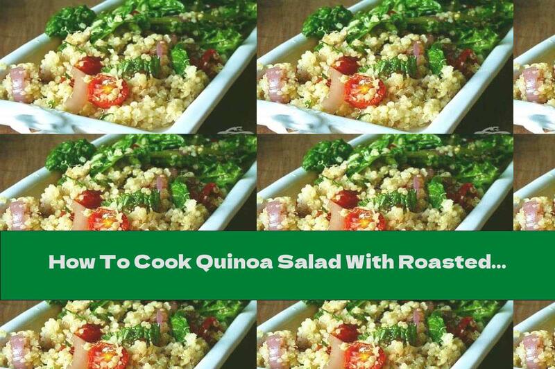 How To Cook Quinoa Salad With Roasted Tomatoes, Caramelized Onions And Spinach - Recipe