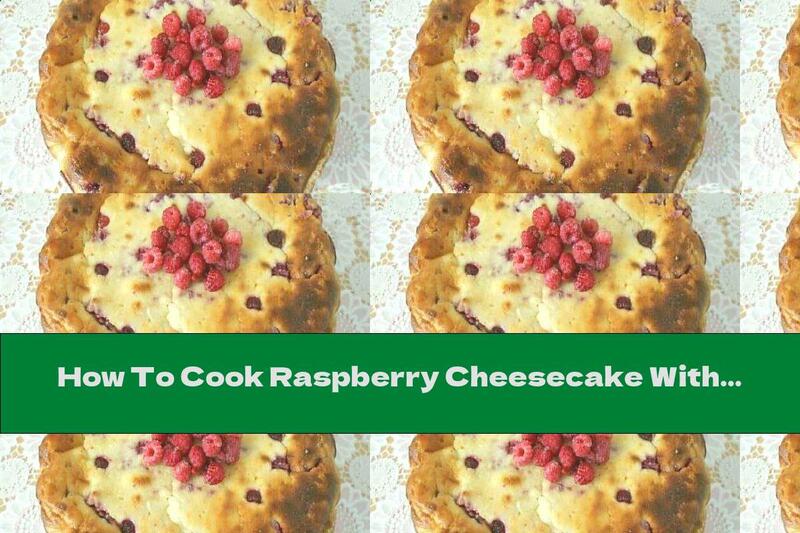 How To Cook Raspberry Cheesecake With Almonds - Recipe