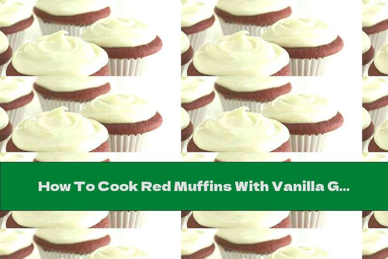 How To Cook Red Muffins With Vanilla Glaze - Recipe