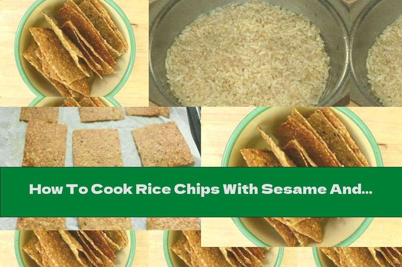 How To Cook Rice Chips With Sesame And Flaxseeds - Recipe