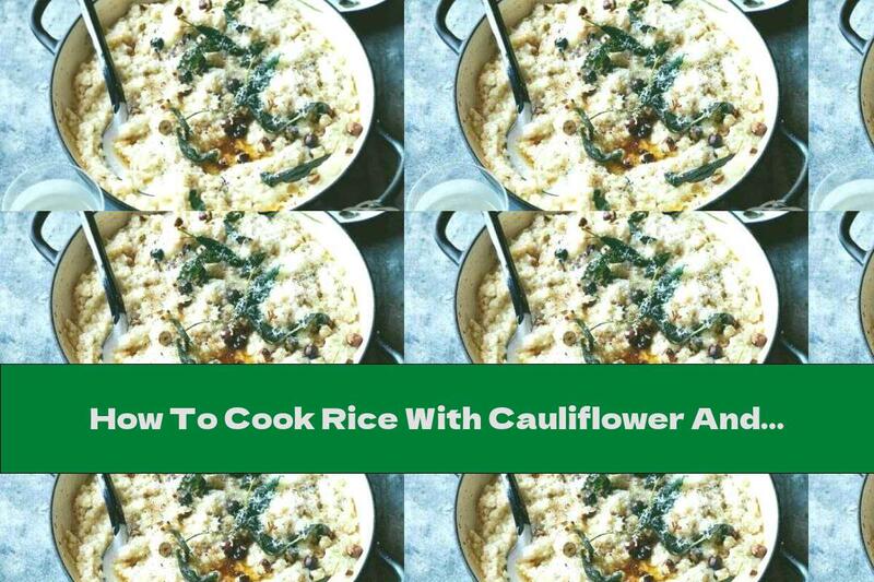 How To Cook Rice With Cauliflower And Hazelnuts In The Oven - Recipe