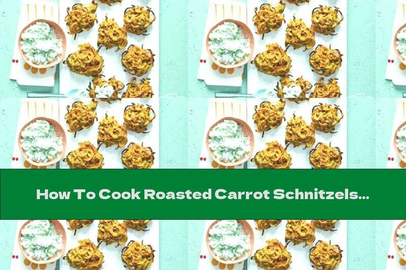 How To Cook Roasted Carrot Schnitzels With Cumin And Rye With Cucumbers - Recipe