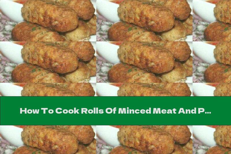 How To Cook Rolls Of Minced Meat And Potatoes With Garlic - Recipe