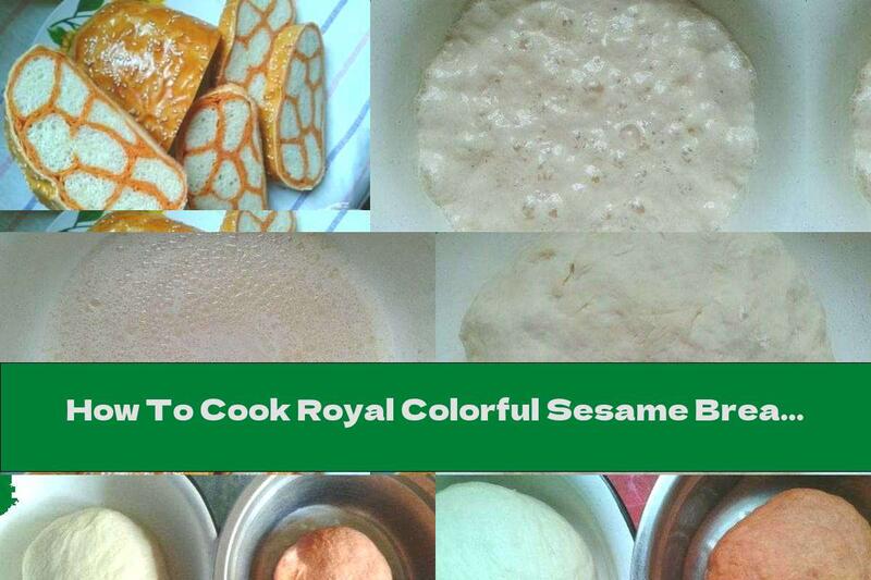How To Cook Royal Colorful Sesame Bread - Recipe
