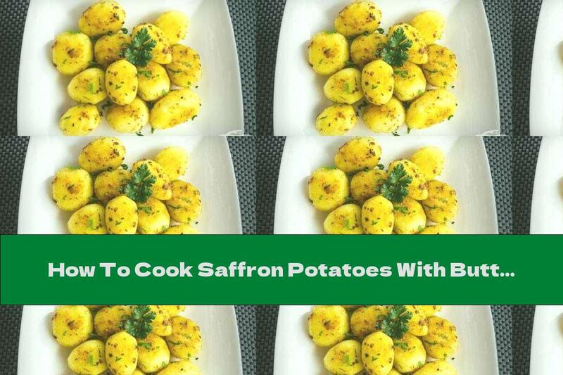 How To Cook Saffron Potatoes With Butter, Vinegar And Garlic - Recipe