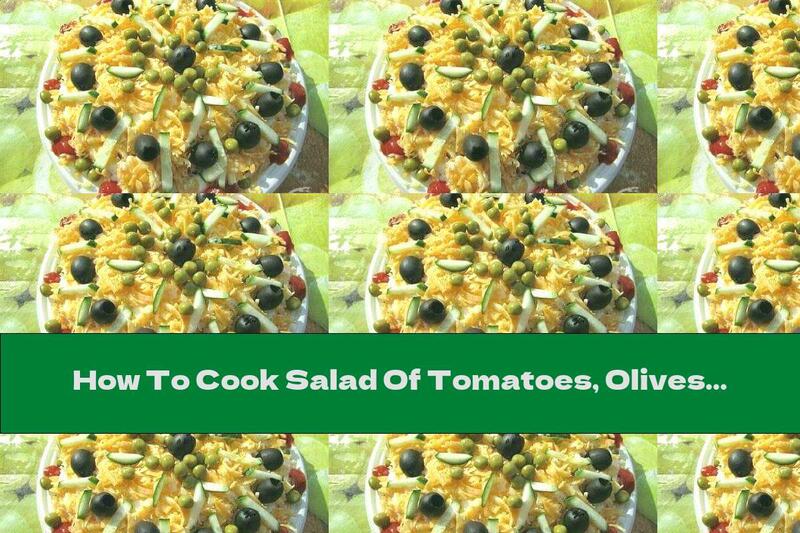 How To Cook Salad Of Tomatoes, Olives And Corn With Crab Rolls - Recipe