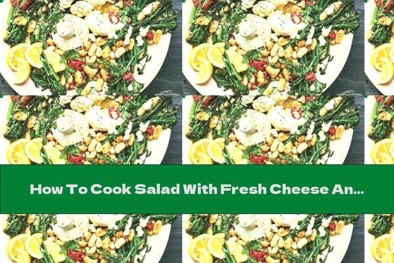 How To Cook Salad With Fresh Cheese And Broccoli - Recipe