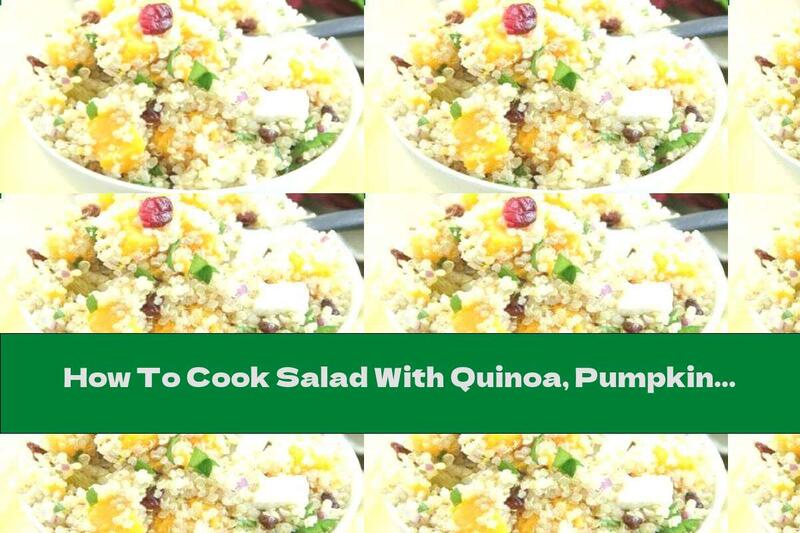 How To Cook Salad With Quinoa, Pumpkin And Cranberries - Recipe