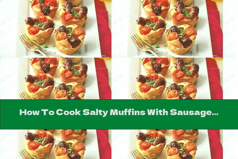 How To Cook Salty Muffins With Sausage And Cherry Tomatoes - Recipe