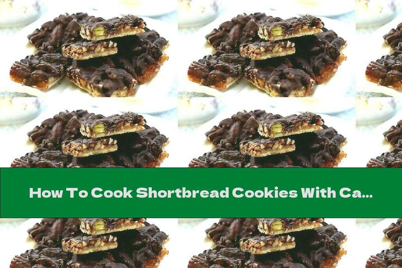 How To Cook Shortbread Cookies With Caramelized Walnuts And Chocolate - Recipe