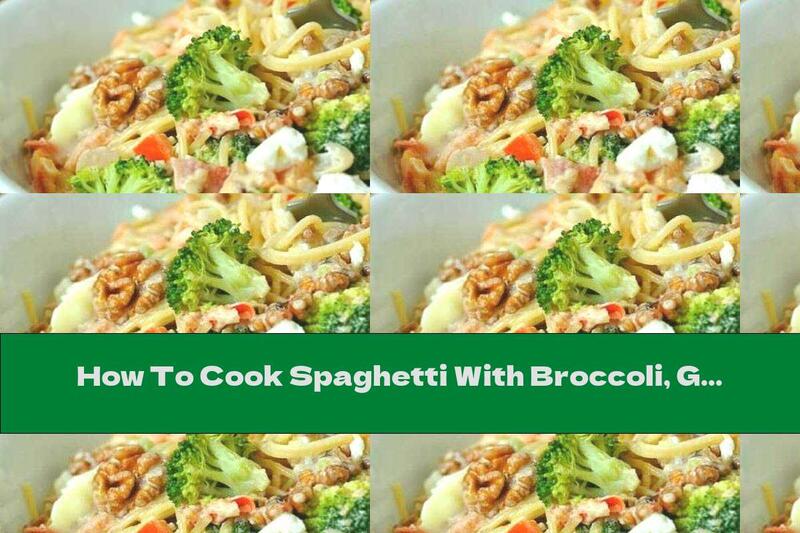 How To Cook Spaghetti With Broccoli, Goat Cheese, Garlic And Walnuts - Recipe