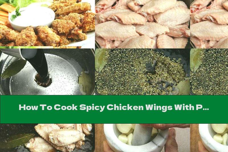 How To Cook Spicy Chicken Wings With Parmesan, Garlic And Aromatic Herbs In The Oven - Recipe