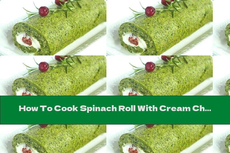 How To Cook Spinach Roll With Cream Cheese, Sun-dried Tomatoes And Garlic - Recipe