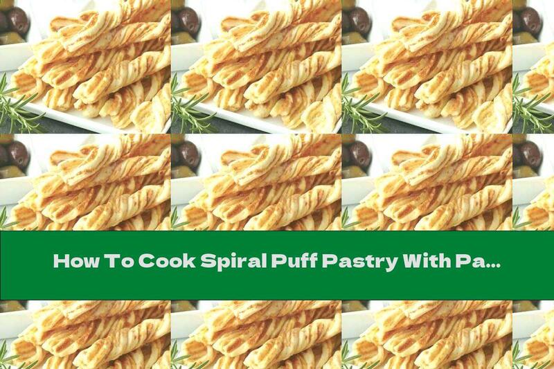 How To Cook Spiral Puff Pastry With Parmesan And Spices - Recipe