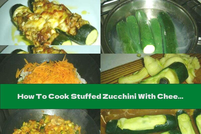 How To Cook Stuffed Zucchini With Cheese, Vegetables And Walnuts - Recipe