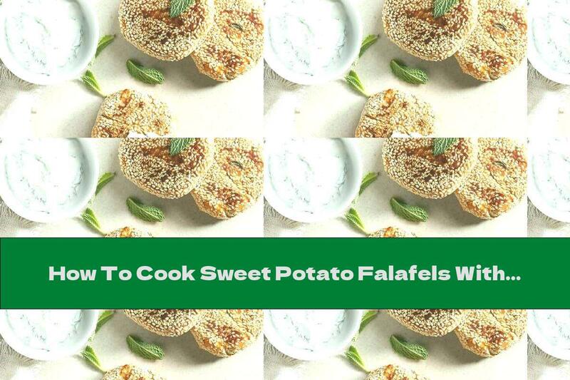 How To Cook Sweet Potato Falafels With Sesame - Recipe