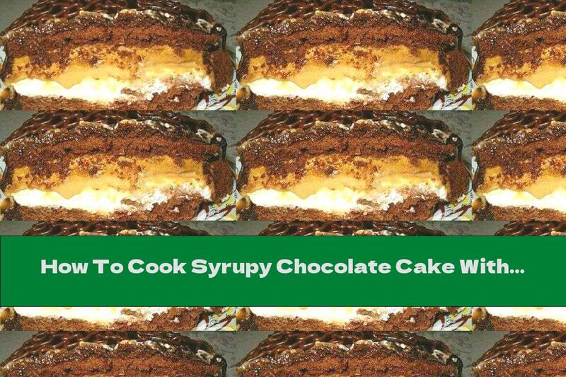 How To Cook Syrupy Chocolate Cake With Condensed Milk Cream And Walnuts - Recipe