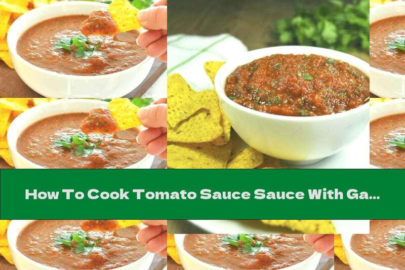 How To Cook Tomato Sauce Sauce With Garlic And Parsley - Recipe