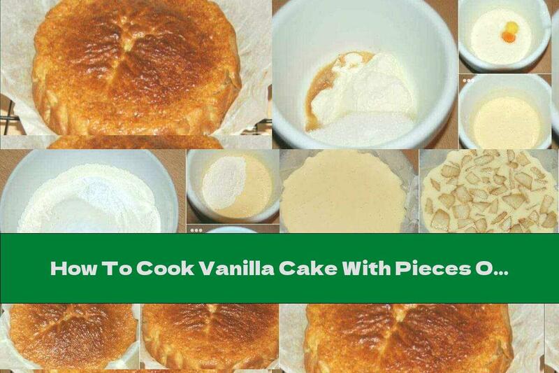 How To Cook Vanilla Cake With Pieces Of Pears And Yogurt - Recipe