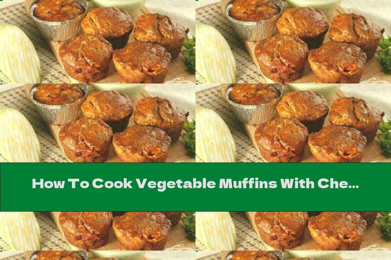 How To Cook Vegetable Muffins With Cheese And Garlic Sauce - Recipe