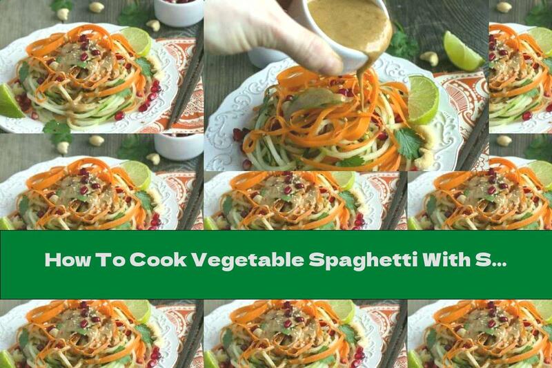 How To Cook Vegetable Spaghetti With Spicy Dressing - Recipe