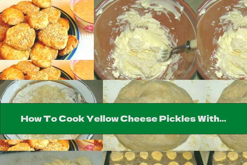 How To Cook Yellow Cheese Pickles With Yellow Cream And Sesame Seeds - Recipe