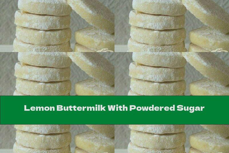 Lemon Buttermilk With Powdered Sugar