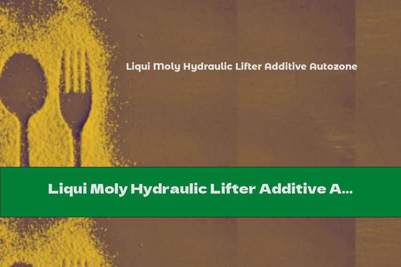 Liqui Moly Hydraulic Lifter Additive Autozone
