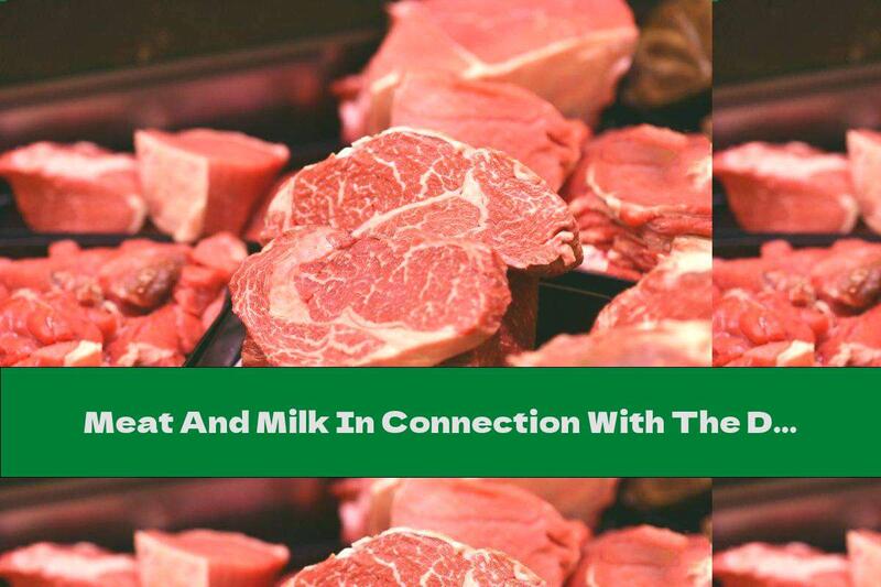 Meat And Milk In Connection With The Development Of Cancer