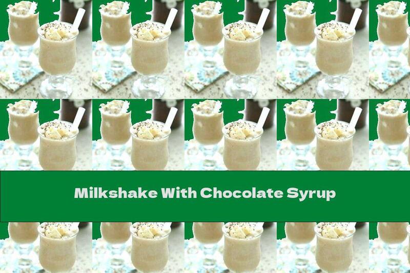 Milkshake With Chocolate Syrup