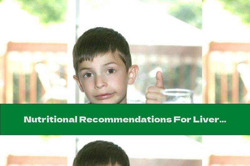 Nutritional Recommendations For Liver Cirrhosis