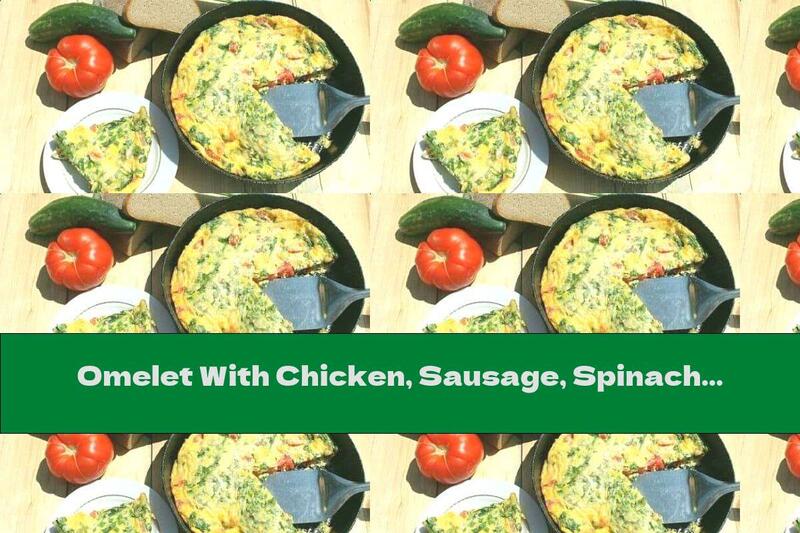 Omelet With Chicken, Sausage, Spinach And Cheese (baked)