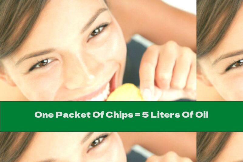 One Packet Of Chips = 5 Liters Of Oil