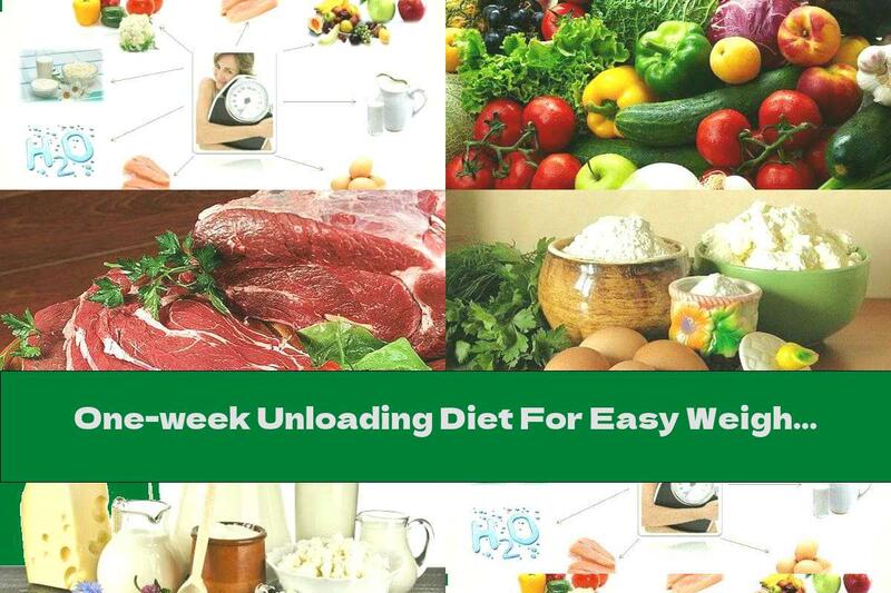 One-week Unloading Diet For Easy Weight Loss (Part I: 1-4 Days)