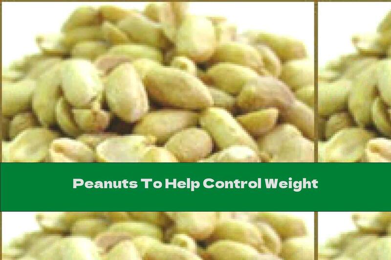 Peanuts To Help Control Weight