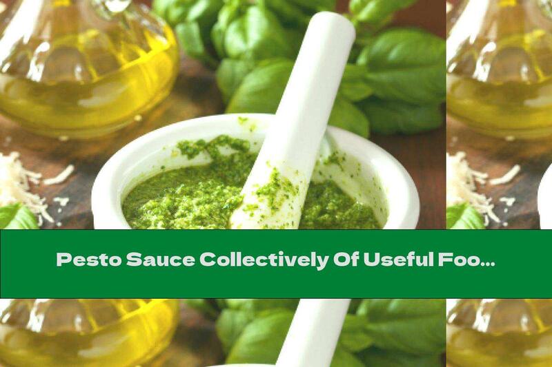 Pesto Sauce Collectively Of Useful Foods
