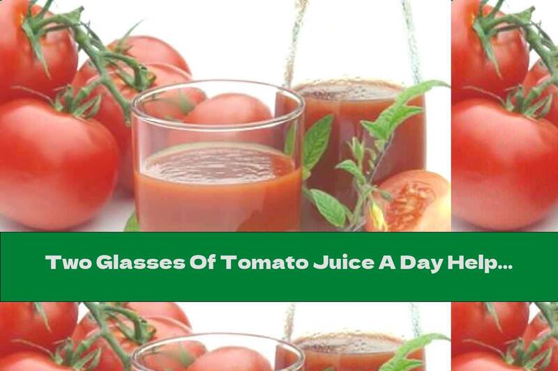 Two Glasses Of Tomato Juice A Day Help Against Osteoporosis