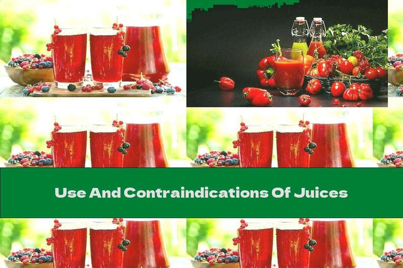Use And Contraindications Of Juices
